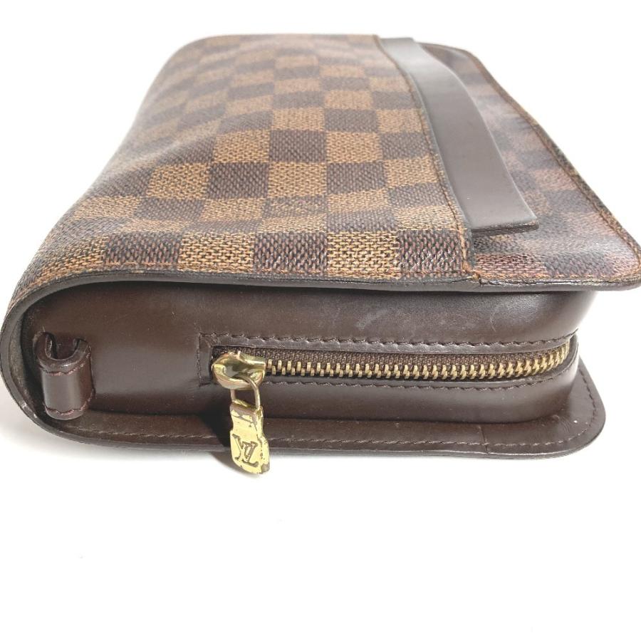 LOUIS VUITTON ルイヴィトン N51993 サンルイ クラッチバッグ カバン ポーチ ストラップ付 ダミエ セカンドバッグ エベヌ 【中古】 | LOUIS VUITTON | 05