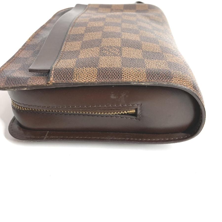 LOUIS VUITTON ルイヴィトン N51993 サンルイ クラッチバッグ カバン ポーチ ストラップ付 ダミエ セカンドバッグ エベヌ 【中古】 | LOUIS VUITTON | 07