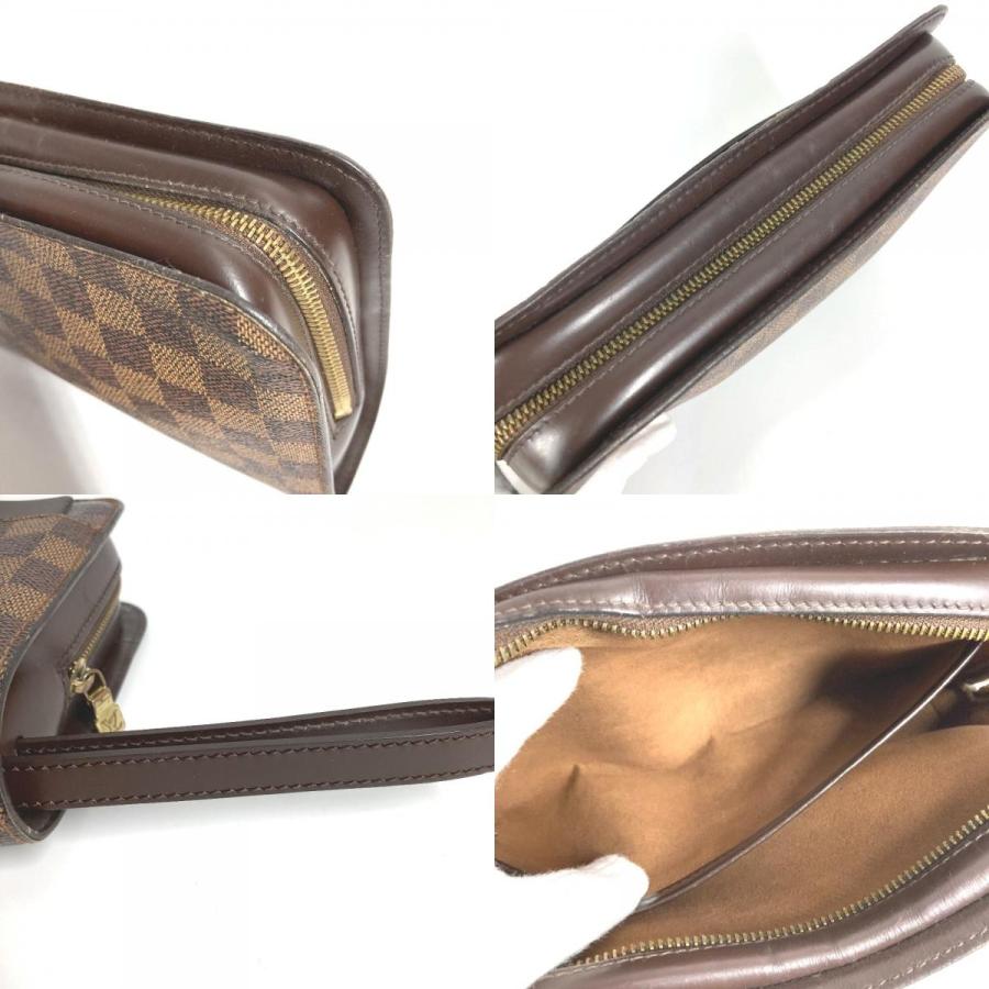 LOUIS VUITTON ルイヴィトン N51993 サンルイ クラッチバッグ カバン ポーチ ストラップ付 ダミエ セカンドバッグ エベヌ 【中古】 | LOUIS VUITTON | 08