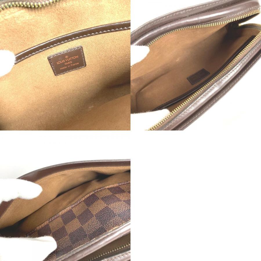LOUIS VUITTON ルイヴィトン N51993 サンルイ クラッチバッグ カバン ポーチ ストラップ付 ダミエ セカンドバッグ エベヌ 【中古】 | LOUIS VUITTON | 09