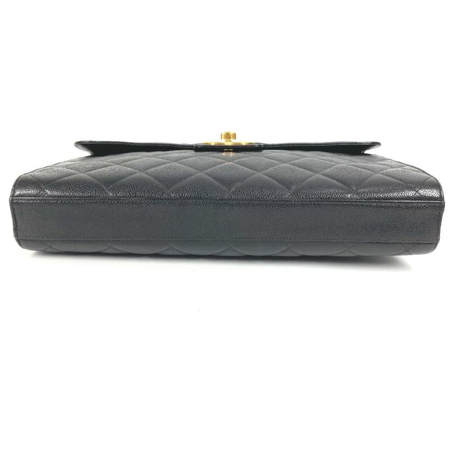 CHANEL シャネル A02794 マトラッセ キルティング ブリーフケース ハンドバッグ  ヴィンテージ ビジネスバッグ ブラック【中古】 | CHANEL | 04