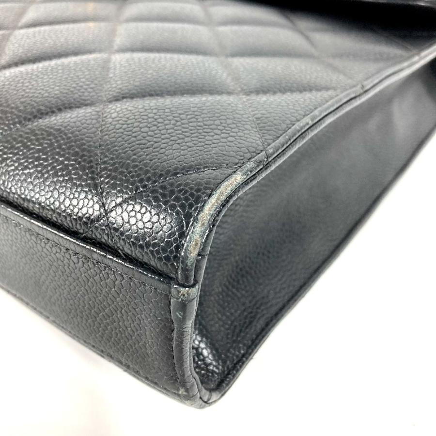 CHANEL シャネル A02794 マトラッセ キルティング ブリーフケース ハンドバッグ  ヴィンテージ ビジネスバッグ ブラック【中古】 | CHANEL | 05