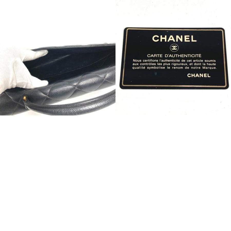 CHANEL シャネル A02794 マトラッセ キルティング ブリーフケース ハンドバッグ  ヴィンテージ ビジネスバッグ ブラック【中古】 | CHANEL | 09