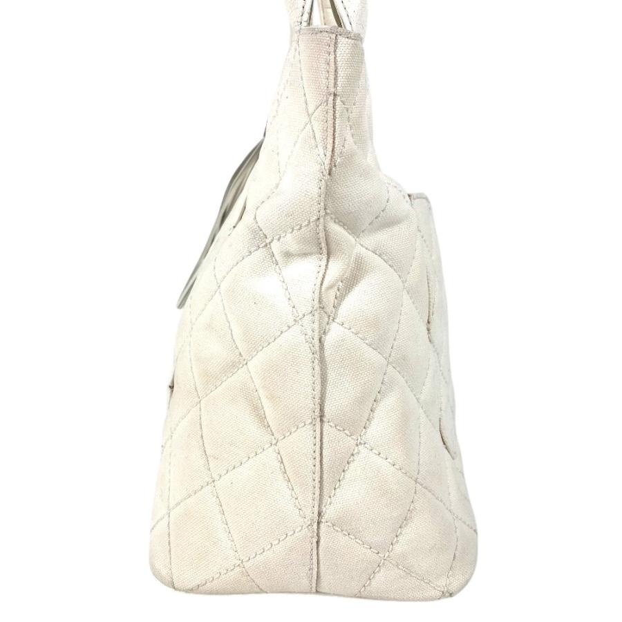 CHANEL シャネル 復刻トート フリンジ タッセル トートバッグ CC  ロゴ キルティング マトラッセ ショルダーバッグ ホワイト【中古】 | CHANEL | 02