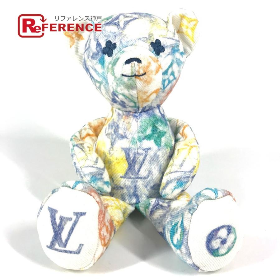 LOUIS VUITTON ルイヴィトン GI0502 ドゥドゥ・ルイ ドゥドゥルイ 人形 インテリア   テディベア モノグラムパステル ぬいぐるみ 【中古】 | LOUIS VUITTON