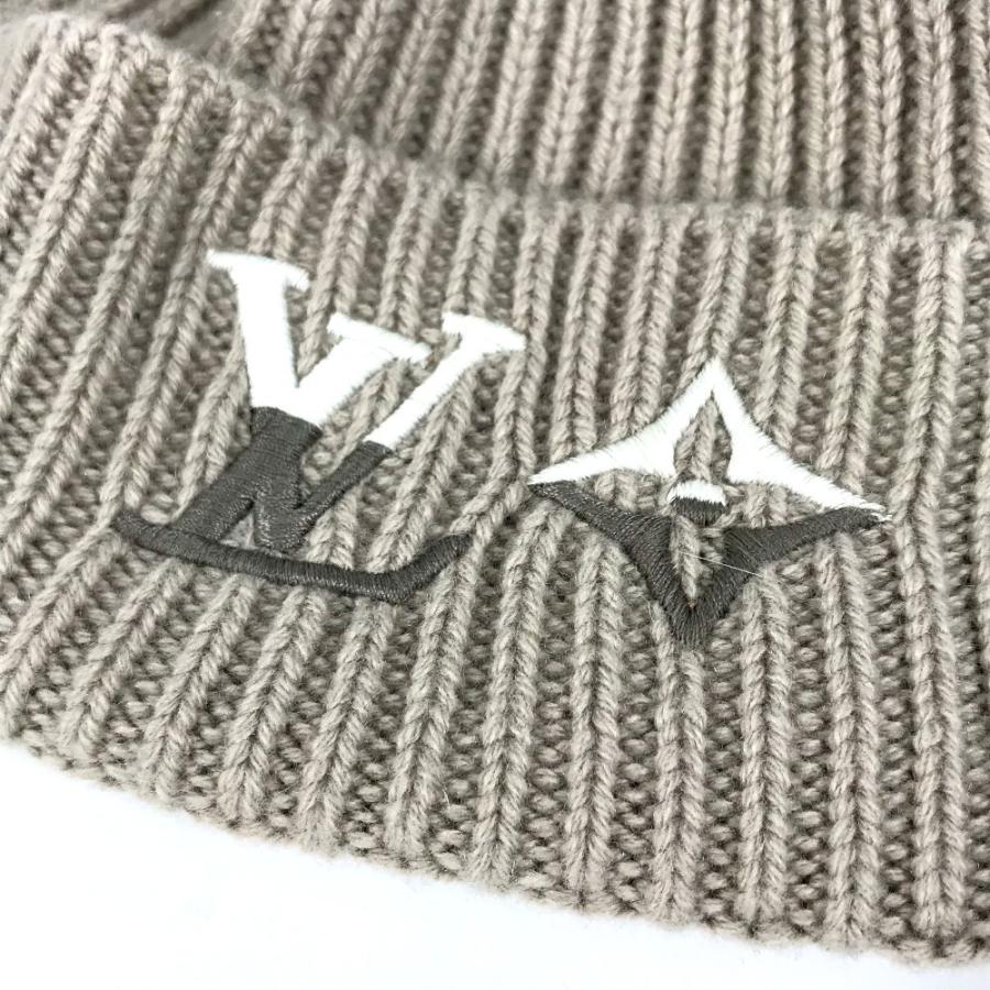 美品 LOUIS VUITTON ルイヴィトン M77196 ビーニー・LV デュアル ビーニー 帽子 ニット帽 ニットキャップ  ニット帽  グレー 【中古】 | LOUIS VUITTON | 02