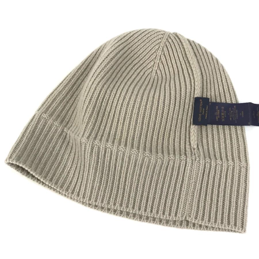 美品 LOUIS VUITTON ルイヴィトン M77196 ビーニー・LV デュアル ビーニー 帽子 ニット帽 ニットキャップ  ニット帽  グレー 【中古】 | LOUIS VUITTON | 06