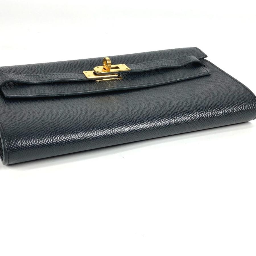 HERMES エルメス ケリーウォレット ロング トゥーゴー ショルダーバッグ ポシェット ショルダーウォレット 長財布 ブラック【中古】 | HERMES | 07