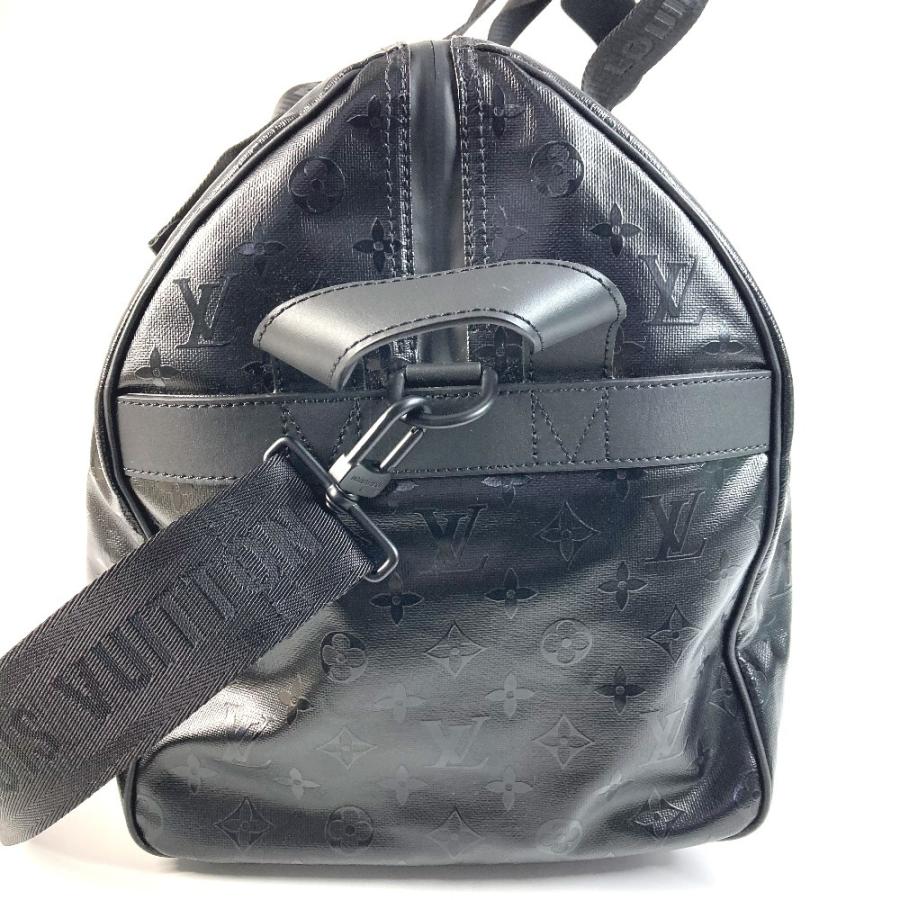 新品同様 LOUIS VUITTON ルイヴィトン M23786 キーポル55  2WAYバッグ  LV SKI モノグラムストーム ボストンバッグ ブラック 【中古】 | LOUIS VUITTON | 03