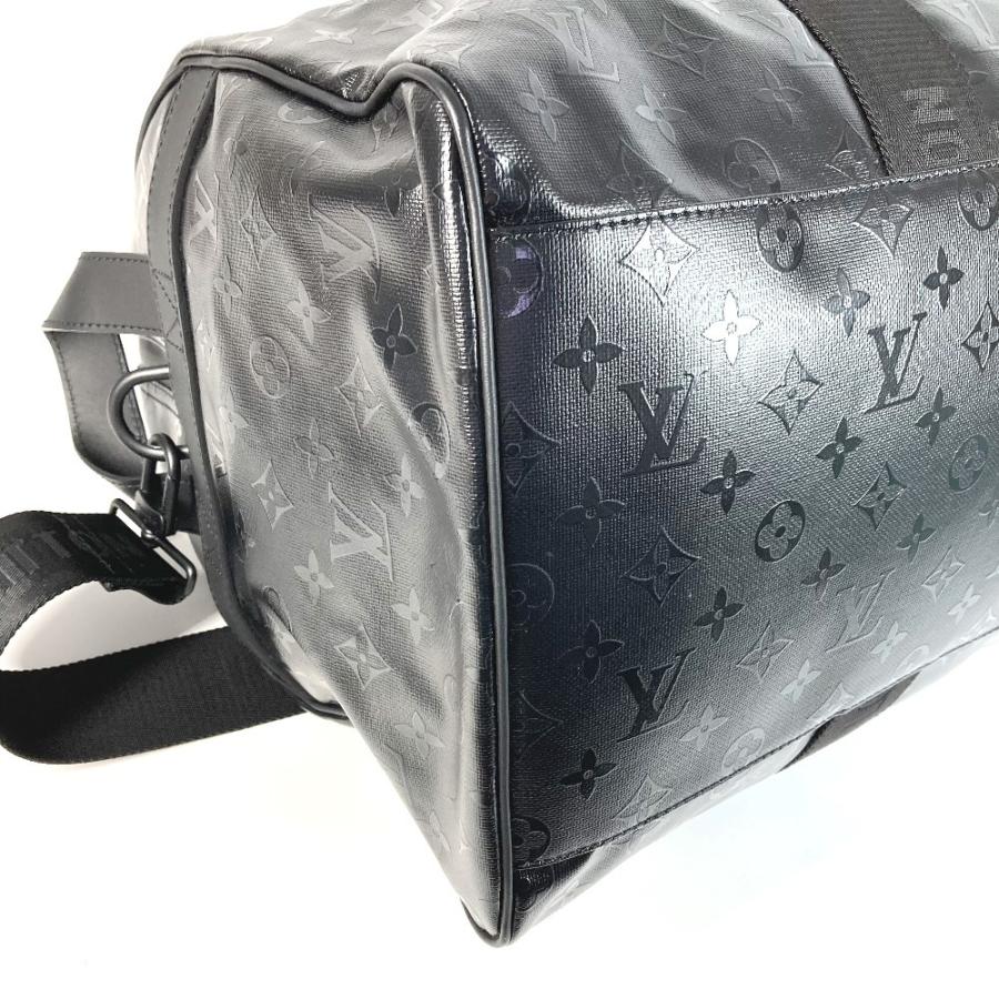 新品同様 LOUIS VUITTON ルイヴィトン M23786 キーポル55  2WAYバッグ  LV SKI モノグラムストーム ボストンバッグ ブラック 【中古】 | LOUIS VUITTON | 06