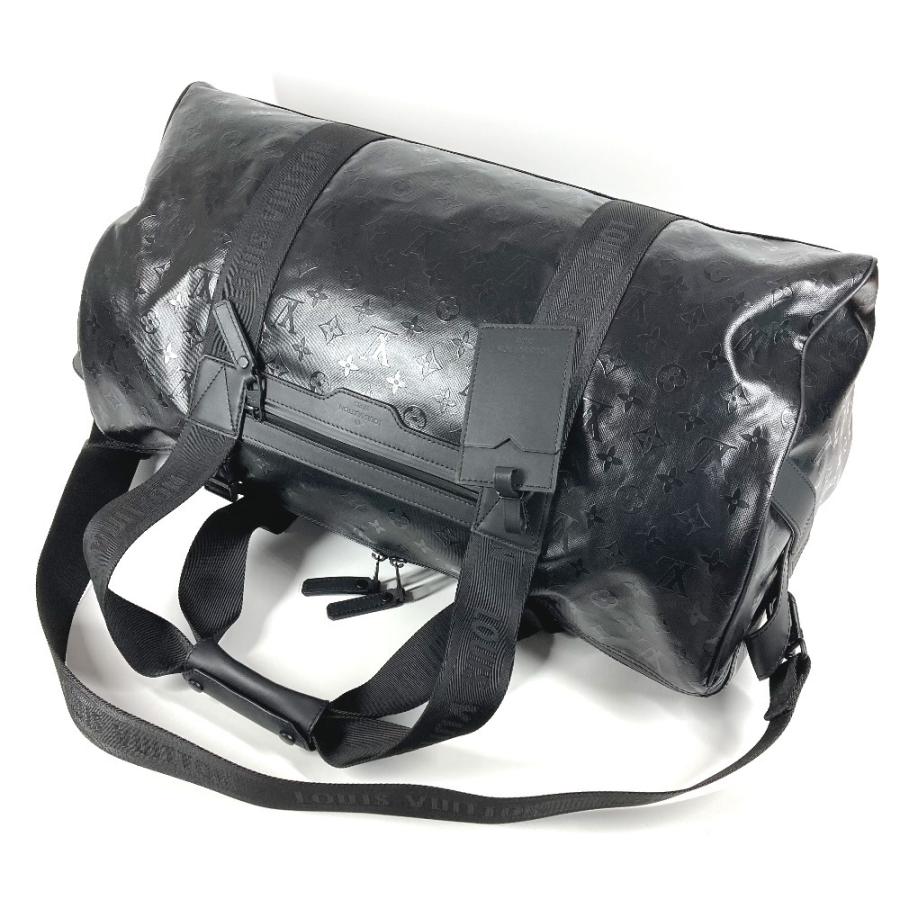 新品同様 LOUIS VUITTON ルイヴィトン M23786 キーポル55  2WAYバッグ  LV SKI モノグラムストーム ボストンバッグ ブラック 【中古】 | LOUIS VUITTON | 07