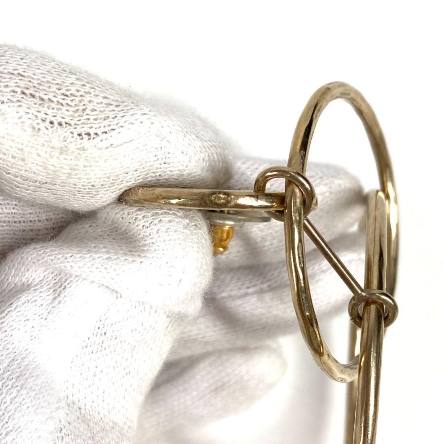 CHANEL シャネル CC ココマーク ロゴ サークル 3連  アクセサリー ジュエリー B17 ピアス ゴールド レディース【中古】 | CHANEL | 06