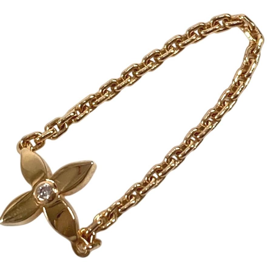 LOUIS VUITTON ルイヴィトン Q9K64I  バーグチェーン イディール ブロッサムリング  K18 金 ダイヤモンド ダイヤ 1P リング・指輪【中古】 | LOUIS VUITTON | 05