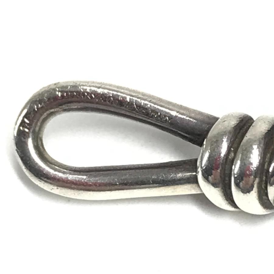 TIFFANY&Co. ティファニー ノットダブルレイドラップ  アクセサリー 2重ブレス  編込みレザー ブレスレット ダークグレー系【中古】 | TIFFANY&Co. | 06