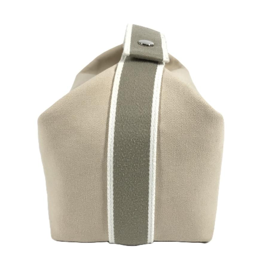 美品 HERMES エルメス ブリッドアブラックGM  カバン ポーチ バニティバッグ Hロゴ ハンドバッグ ベージュ ユニセックス【中古】 | HERMES | 02