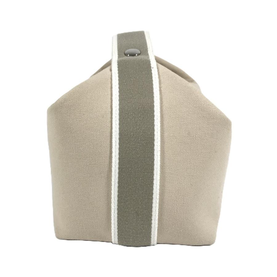 美品 HERMES エルメス ブリッドアブラックGM  カバン ポーチ バニティバッグ Hロゴ ハンドバッグ ベージュ ユニセックス【中古】 | HERMES | 03