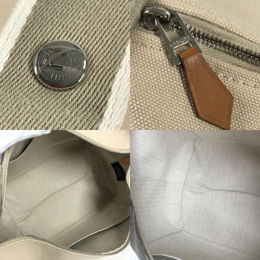 美品 HERMES エルメス ブリッドアブラックGM  カバン ポーチ バニティバッグ Hロゴ ハンドバッグ ベージュ ユニセックス【中古】 | HERMES | 07