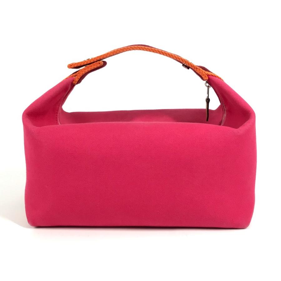 HERMES エルメス ブリッドアブラックGM ブリッドアブラック GM カバン ポーチ バニティバッグ ハンドバッグ ハイビスカス ピンク【中古】 | HERMES | 01