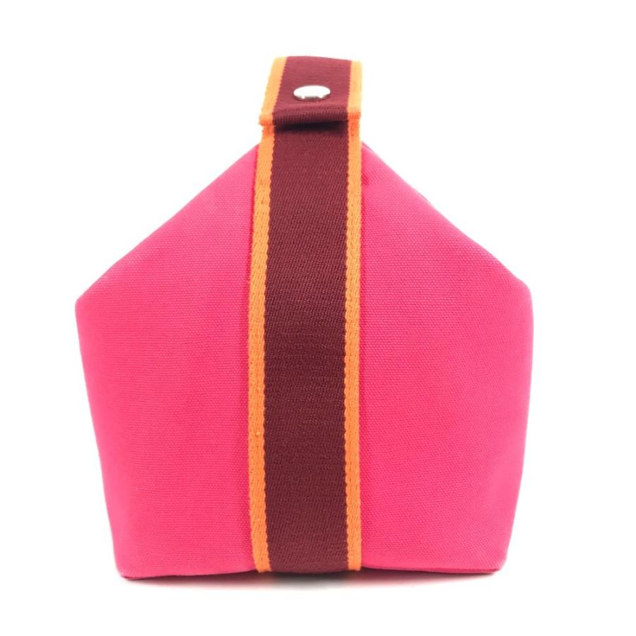 HERMES エルメス ブリッドアブラックGM ブリッドアブラック GM カバン ポーチ バニティバッグ ハンドバッグ ハイビスカス ピンク【中古】 | HERMES | 02