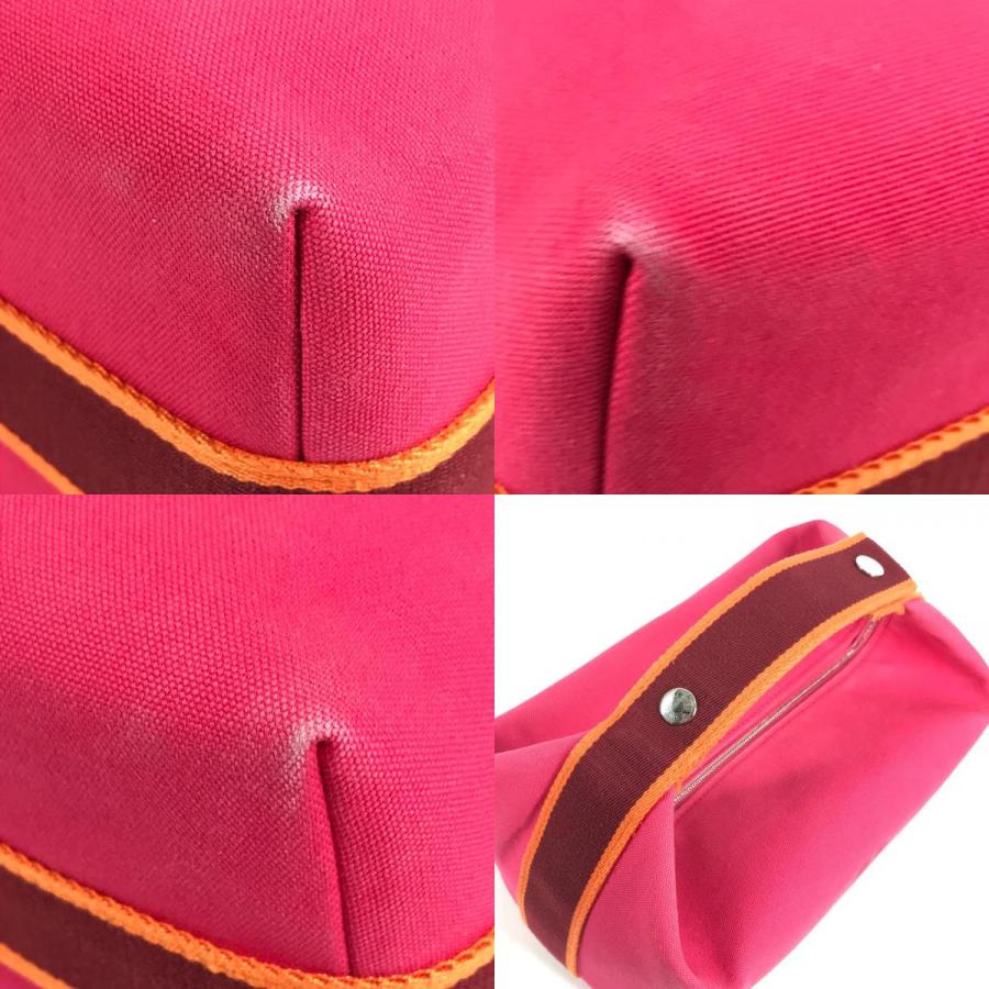 HERMES エルメス ブリッドアブラックGM ブリッドアブラック GM カバン ポーチ バニティバッグ ハンドバッグ ハイビスカス ピンク【中古】 | HERMES | 07