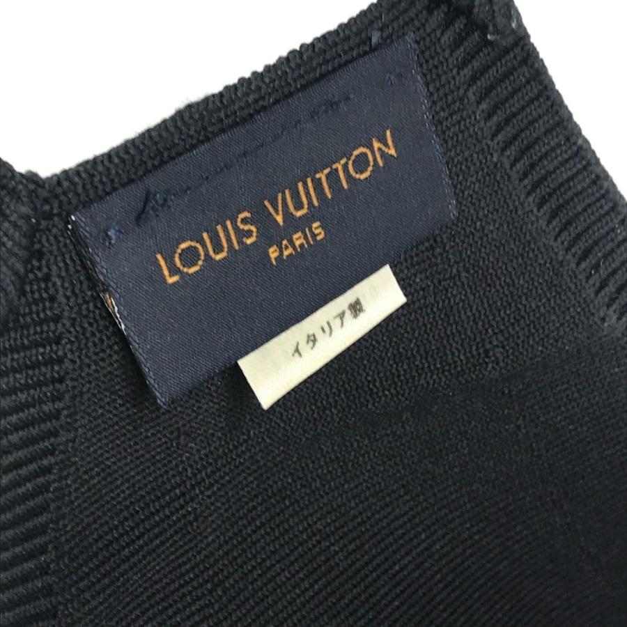 美品 LOUIS VUITTON ルイヴィトン M76748 マスク マイユ マスク＆巾着ポーチセット モノグラム マスク ブラック ユニセックス【中古】 | LOUIS VUITTON | 03