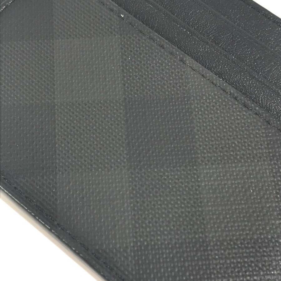 BURBERRY バーバリー チェック 名刺入れ パスケース カードケース ブラック ユニセックス【中古】 | BURBERRY | 07