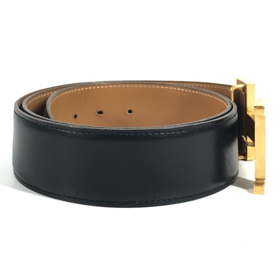 HERMES エルメス H金具 ビッグロゴ コンスタンス Hベルト アクセサリー  ベルト ブラック メンズ【中古】 | HERMES | 05