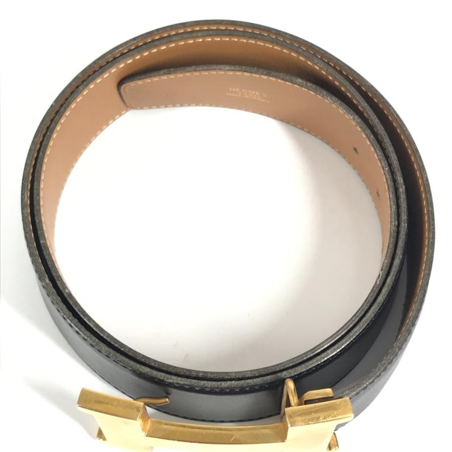 HERMES エルメス H金具 ビッグロゴ コンスタンス Hベルト アクセサリー  ベルト ブラック メンズ【中古】 | HERMES | 06