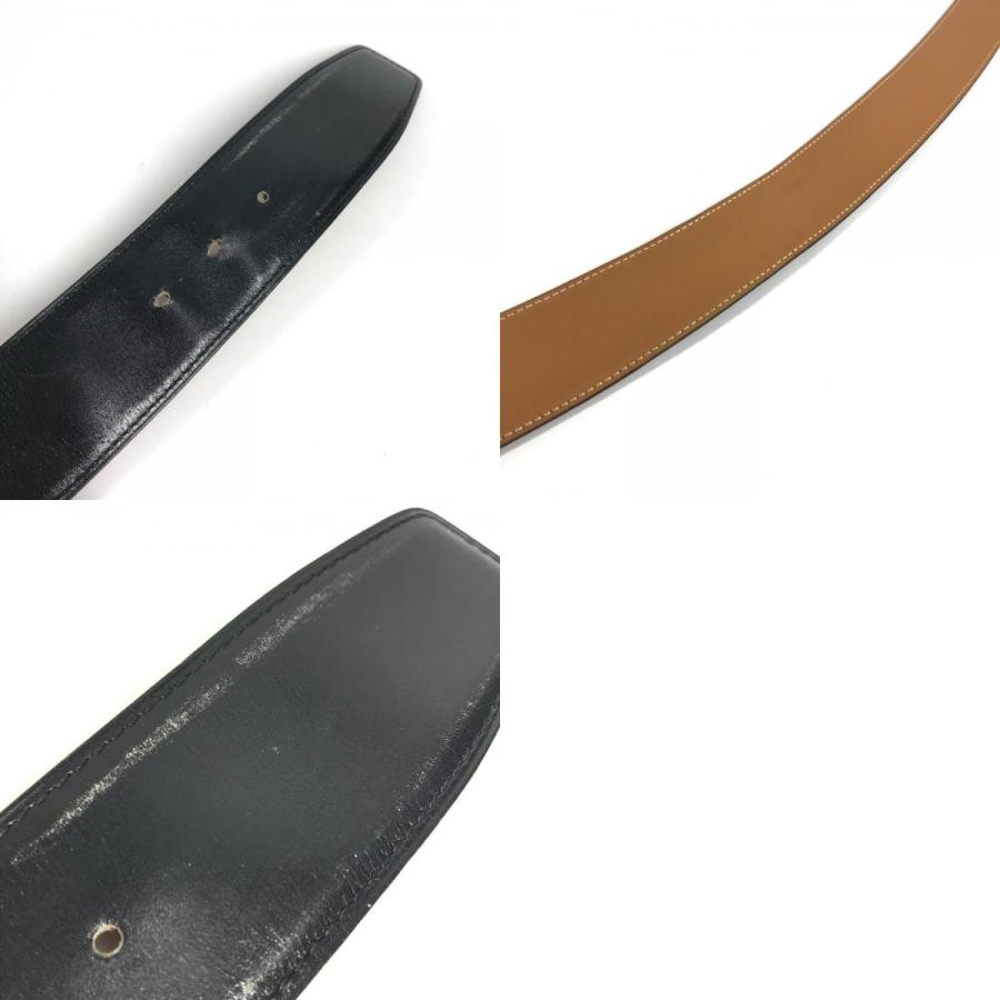 HERMES エルメス H金具 ビッグロゴ コンスタンス Hベルト アクセサリー  ベルト ブラック メンズ【中古】 | HERMES | 09