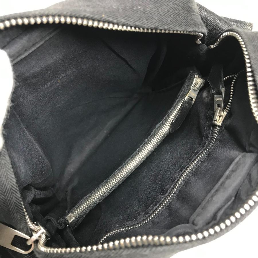 HERMES エルメス ロゴ アカプルコ カバン 斜め掛け ポシェット ショルダーバッグ ブラック メンズ【中古】 | HERMES | 02