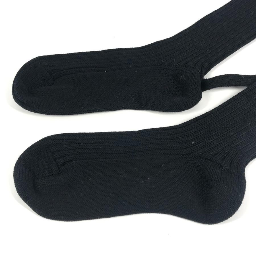 美品 LOUIS VUITTON ルイヴィトン ロゴ ニーハイソックス ハイソックス アクセサリー バイカラー リボン りぼん 靴下 ブラック【中古】 |  | 06