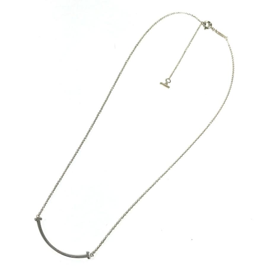 TIFFANY&Co. ティファニー Tスマイル ティースマイル ジュエリー アクセサリー チェーンネックレス ネックレス シルバー【中古】 | TIFFANY&Co. | 01