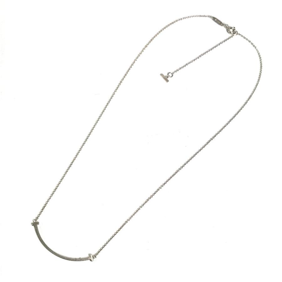 TIFFANY&Co. ティファニー Tスマイル ティースマイル ジュエリー アクセサリー チェーンネックレス ネックレス シルバー【中古】 | TIFFANY&Co. | 02