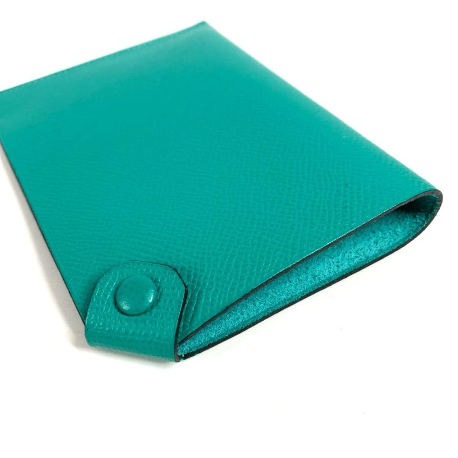 未使用 HERMES エルメス タルマックPM タルマック PM パスポートケース ケース タルマック パスポートケース グリーン 【中古】 | HERMES | 03