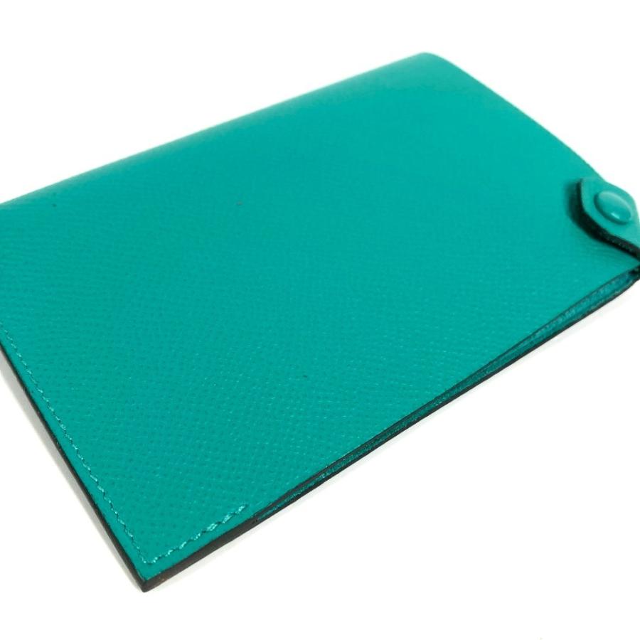 未使用 HERMES エルメス タルマックPM タルマック PM パスポートケース ケース タルマック パスポートケース グリーン 【中古】 | HERMES | 05