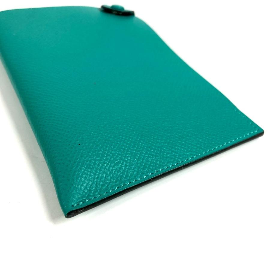 未使用 HERMES エルメス タルマックPM タルマック PM パスポートケース ケース タルマック パスポートケース グリーン 【中古】 | HERMES | 06