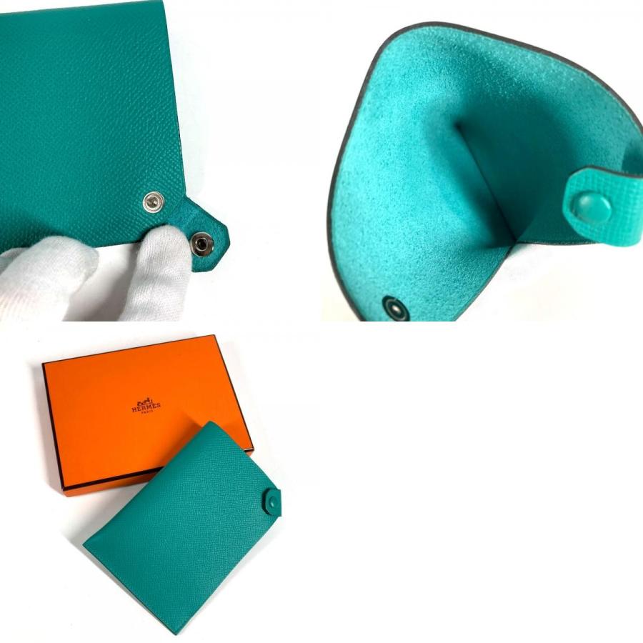 未使用 HERMES エルメス タルマックPM タルマック PM パスポートケース ケース タルマック パスポートケース グリーン 【中古】 | HERMES | 09