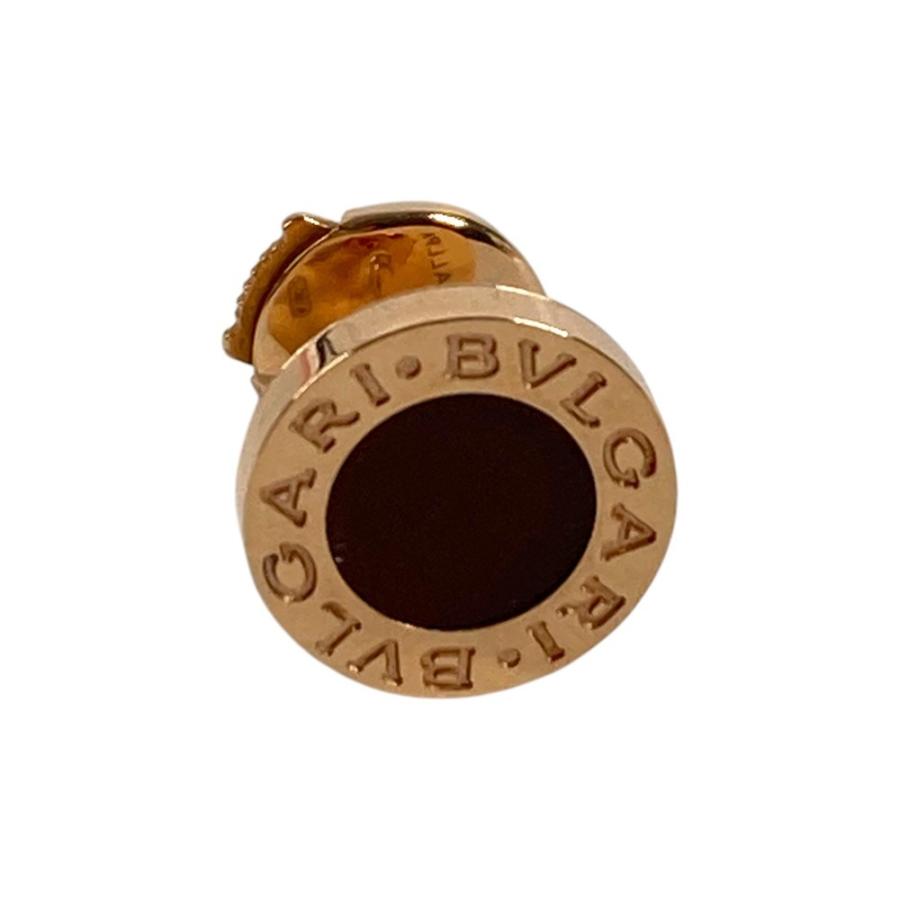BVLGARI ブルガリ カーネリアン ブルガリブルガリ ロゴ シングルピアス  アクセサリー ジュエリー 金 K18 18K PG ピアス ピンク 【中古】 | BVLGARI | 01