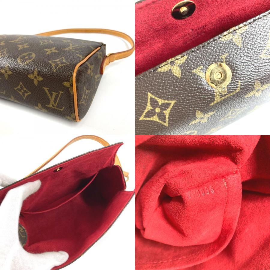 LOUIS VUITTON ルイヴィトン M51900 レシタル カバン 肩掛け ハンドバッグ アクセサリーポーチ モノグラム ブラウン レディース【中古】 | LOUIS VUITTON | 08