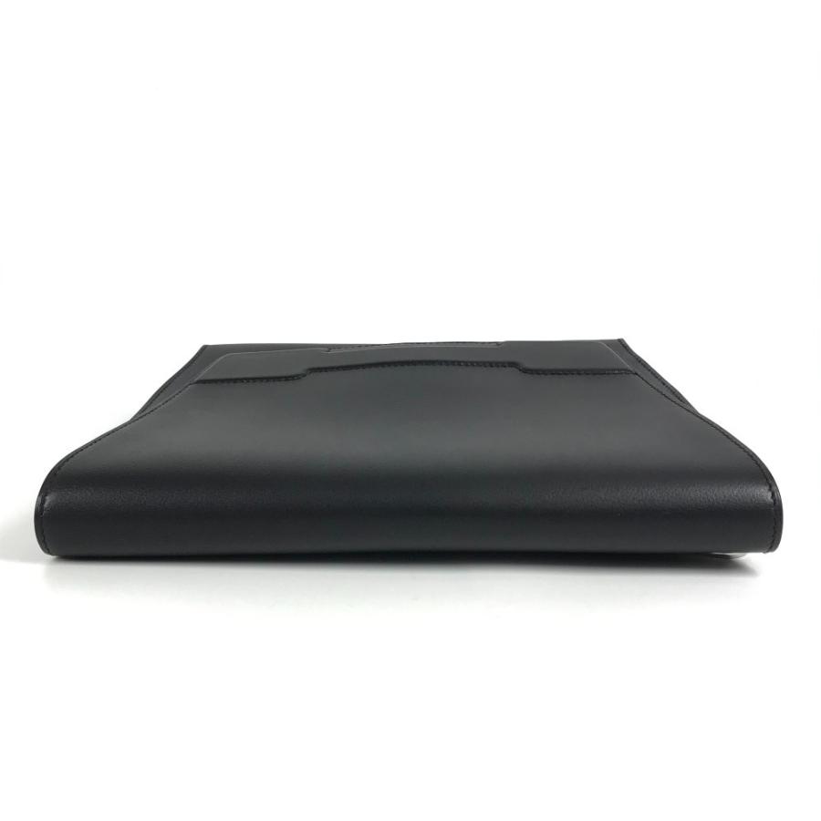 HERMES エルメス ノヴァポリス ポーチ カバン Hロゴ フラップ セカンドバッグ ストラップ付き クラッチバッグ ブラック 【中古】 | HERMES | 05