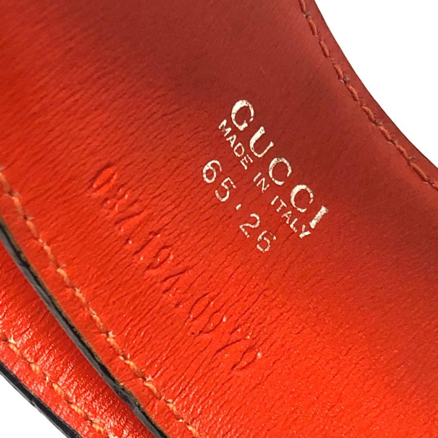 GUCCI グッチ 032 194 0979 GG ロゴ ファッション小物 ベルト ウエストベルト ベルト オレンジ レディース【中古】 | GUCCI | 07