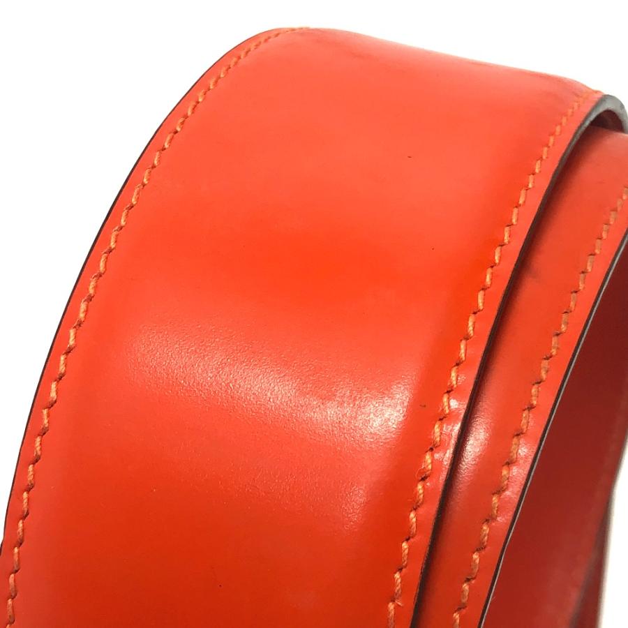 GUCCI グッチ 032 194 0979 GG ロゴ ファッション小物 ベルト ウエストベルト ベルト オレンジ レディース【中古】 | GUCCI | 09