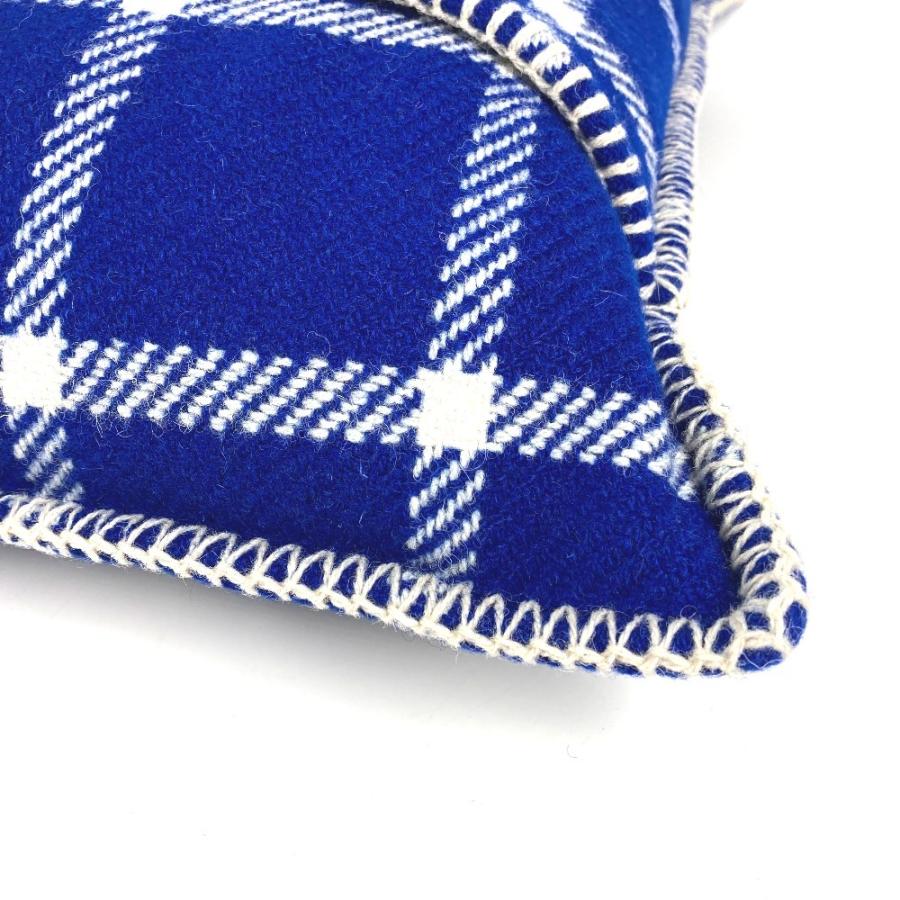 未使用 BURBERRY バーバリー 8073743 チェック 新タグ ピロー 枕 インテリア クッション ブルー ユニセックス【中古】 | BURBERRY | 04