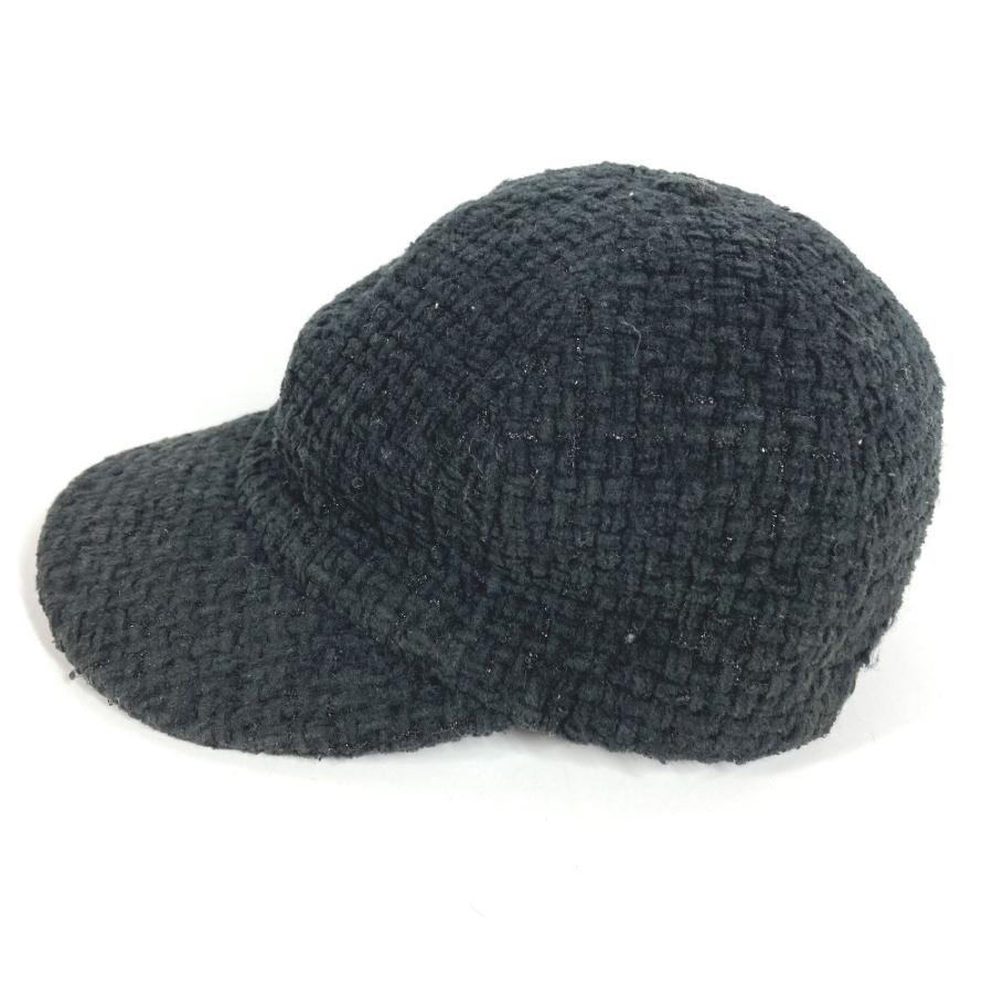 CHANEL シャネル CC ロゴ ココマーク 帽子 キャップ帽 ベースボール  22B キャップ ブラック ユニセックス【中古】 | CHANEL | 03