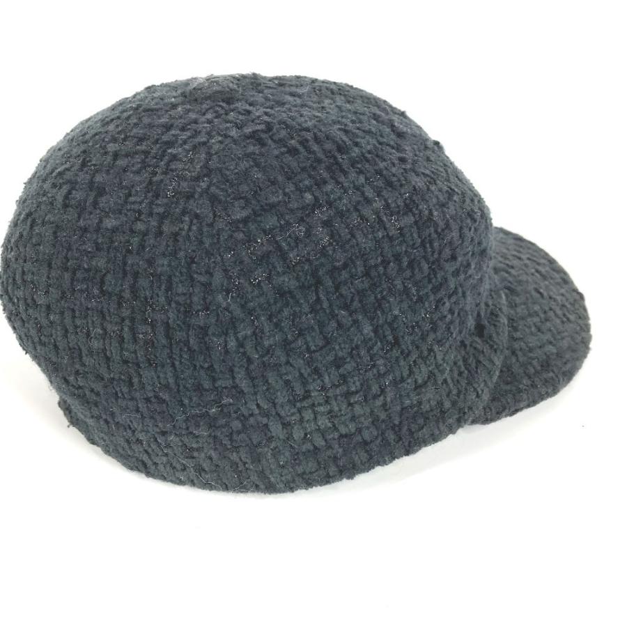 CHANEL シャネル CC ロゴ ココマーク 帽子 キャップ帽 ベースボール  22B キャップ ブラック ユニセックス【中古】 | CHANEL | 06