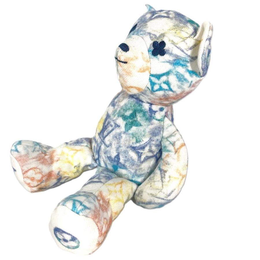 美品 LOUIS VUITTON ルイヴィトン GI0502 ドゥドゥ・ルイ ドゥドゥルイ  オブジェ  テディベア モノグラムパステル ぬいぐるみ【中古】 | LOUIS VUITTON | 02