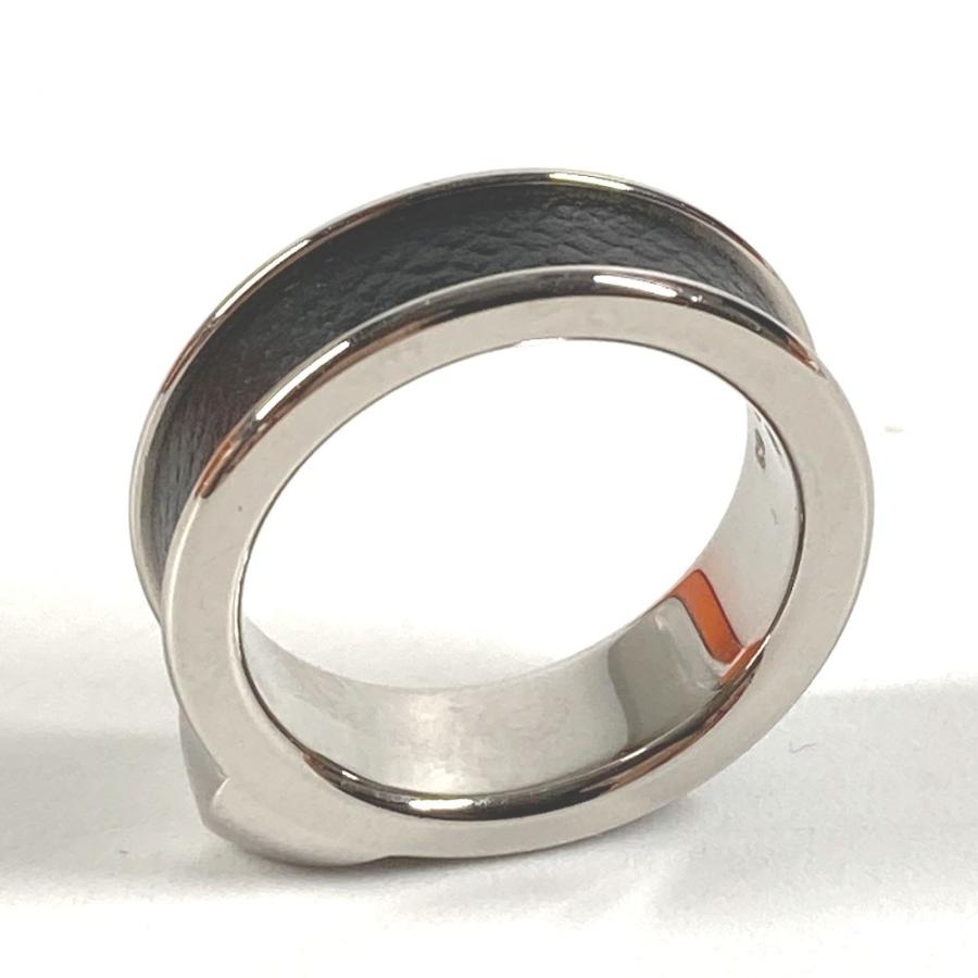 美品 HERMES エルメス アテネ アクセサリー  リング・指輪 ブラック レディース【中古】 | HERMES | 05