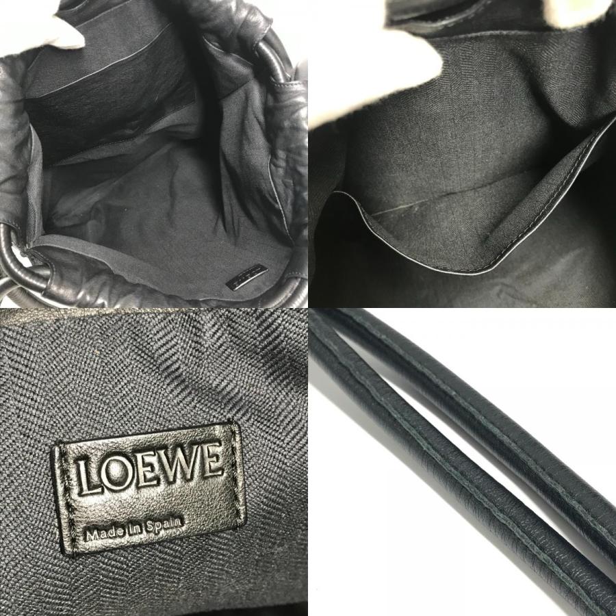 LOEWE ロエベ アナグラム ヤゴ 総柄 バックパック カバン リュックサック ブラック ユニセックス【中古】 | LOEWE | 08