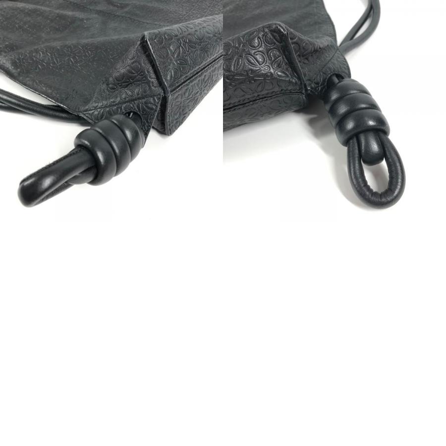 LOEWE ロエベ アナグラム ヤゴ 総柄 バックパック カバン リュックサック ブラック ユニセックス【中古】 | LOEWE | 09