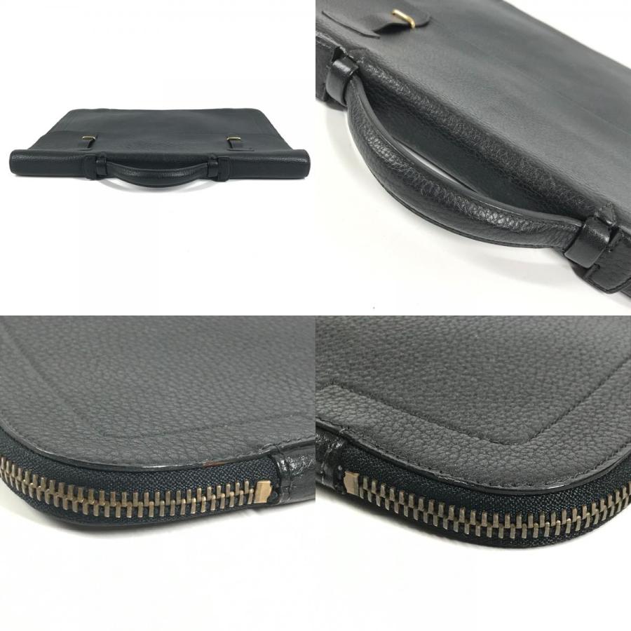 HERMES エルメス セルヴィエット カバン トートバッグ 書類バッグ  ハンドバッグ ヴィンテージ ビジネスバッグ ブラック 【中古】 | HERMES | 07